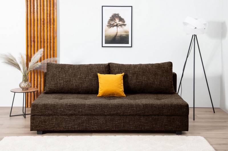 COLLECTION AB Schlafsofa DARIA inklusive Schlafunktion und Bettkasten, Schlafsofa,Bettfunktion,Bettkasten,inklusive Rückenkissen,Federkern von COLLECTION AB