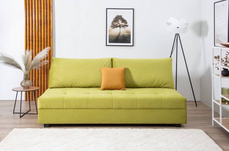 COLLECTION AB Schlafsofa DARIA inklusive Schlafunktion und Bettkasten, Schlafsofa,Bettfunktion,Bettkasten,inklusive Rückenkissen,Federkern von COLLECTION AB
