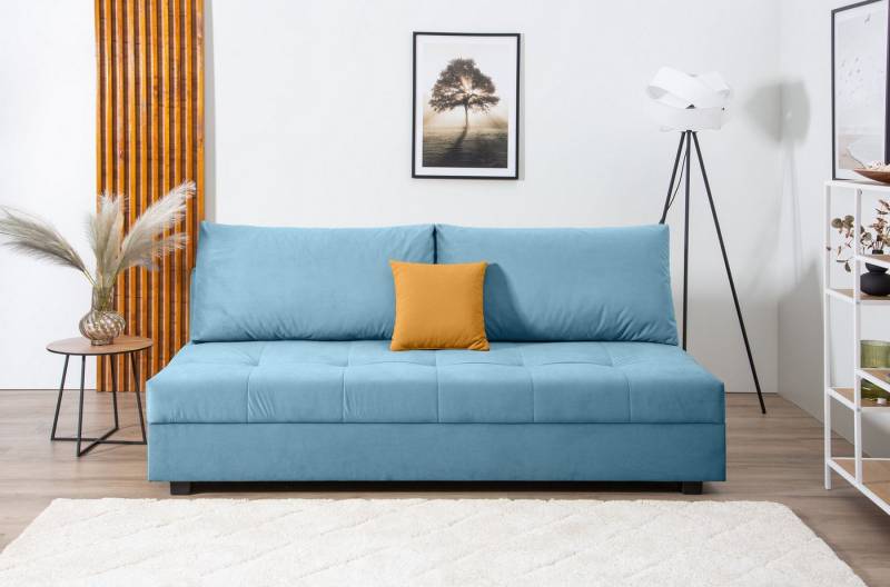 COLLECTION AB Schlafsofa DARIA inklusive Schlafunktion und Bettkasten, Schlafsofa,Bettfunktion,Bettkasten,inklusive Rückenkissen,Federkern von COLLECTION AB