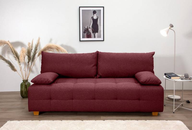 COLLECTION AB Schlafsofa Bella, B: 196 cm, Liegefl. 145x196 cm, mit Bettfunktion, Bettkasten & 2 Armlehnenkissen, Federkern COLLECTION AB Schlafsofa Bella, B: 196 cm, Liegefl. 145x196 cm, mit Bettfunktion, Bettkasten & 2 Armlehnenkissen, Federkern von COLLECTION AB