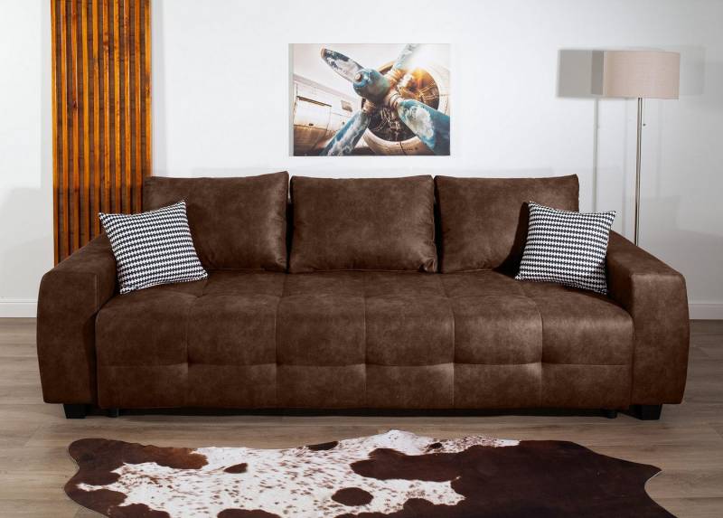 COLLECTION AB Schlafsofa Bella, B: 241 cm, Liegefl. 142x194 cm, mit Bettfunktion, Bettkasten & 2 Zierkissen, Federkern COLLECTION AB Schlafsofa Bella, B: 241 cm, Liegefl. 142x194 cm, mit Bettfunktion, Bettkasten & 2 Zierkissen, Federkern von COLLECTION AB