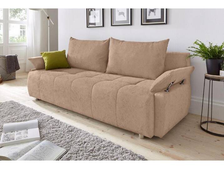 COLLECTION AB Schlafsofa Funtastic, mit Federkern, Bettfunktion, inklusive 2 Rücken- und 1 Zierkissen von COLLECTION-AB