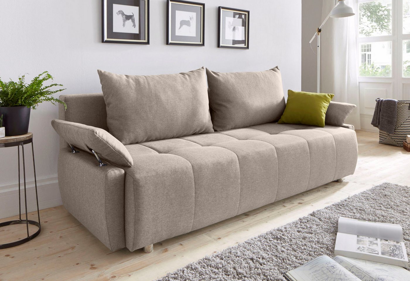 COLLECTION AB Schlafsofa Funtastic, mit Federkern, Bettfunktion, inklusive 2 Rücken- und 1 Zierkissen COLLECTION AB Schlafsofa Funtastic, mit Federkern, Bettfunktion, inklusive 2 Rücken- und 1 Zierkissen von COLLECTION AB