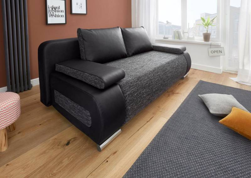 COLLECTION AB Schlafsofa Moritz, mit Bettfunktion und Bettkasten, komfortabler Federkern von COLLECTION AB