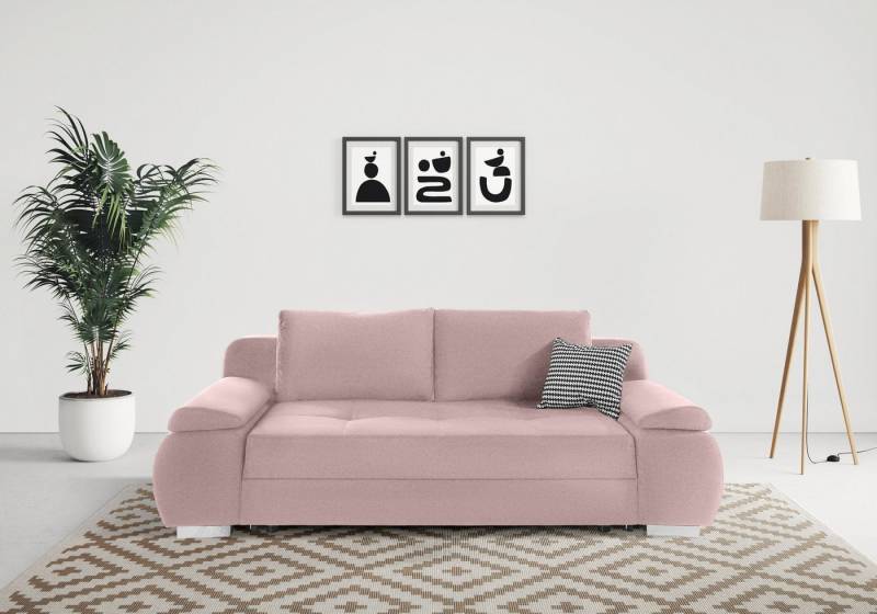 COLLECTION AB Schlafsofa Pumo, mit Boxspring-Aufbau, Bettfunktion und Bettkasten, inklusive Federkern von COLLECTION AB