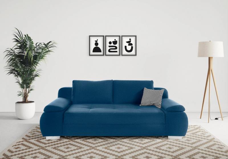 COLLECTION AB Schlafsofa Pumo, mit Boxspring-Aufbau, Bettfunktion und Bettkasten, inklusive Federkern von COLLECTION AB