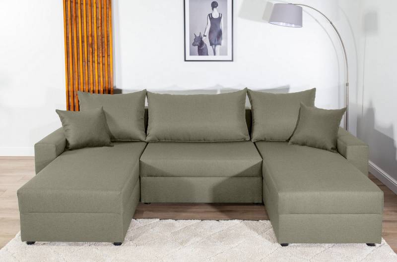 COLLECTION AB Wohnlandschaft Pico U-Form, Wohnlandschaft,2 X Ottomane,Polyätherschaum Polsterung von COLLECTION AB