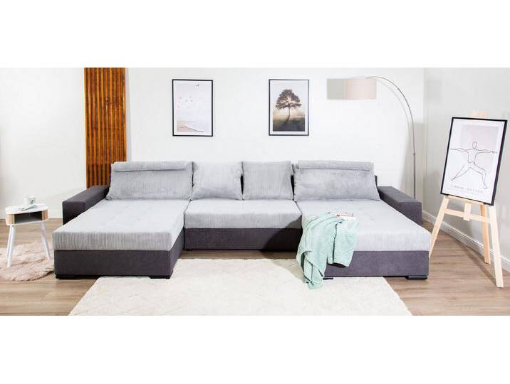 COLLECTION AB Wohnlandschaft XXXL-Josy Relax U-Form Breite 352 cm, mit 2 gleich großen Recamieren, inkl. Bettfunktion, Bettkasten, mit 4 Rückenkissen in zwei Größen von COLLECTION-AB