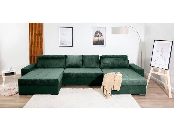 COLLECTION AB Wohnlandschaft XXXL-Josy Relax U-Form Breite 352 cm, mit 2 gleich großen Recamieren, inkl. Bettfunktion, Bettkasten, mit 4 Rückenkissen in zwei Größen von COLLECTION-AB
