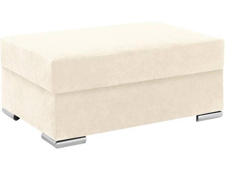 Hocker COLLECTION AB John , beige (natur), B:100cm H:40 T:70, Luxus-Microfaser 2 (100% Polyester);Microfaser PRIMABELLE (100% Polyester);Luxus-Microfaser 1 (100% Polyester), Hocker, Frei im Raum stellbar, wahlweise mit Federkern von COLLECTION-AB