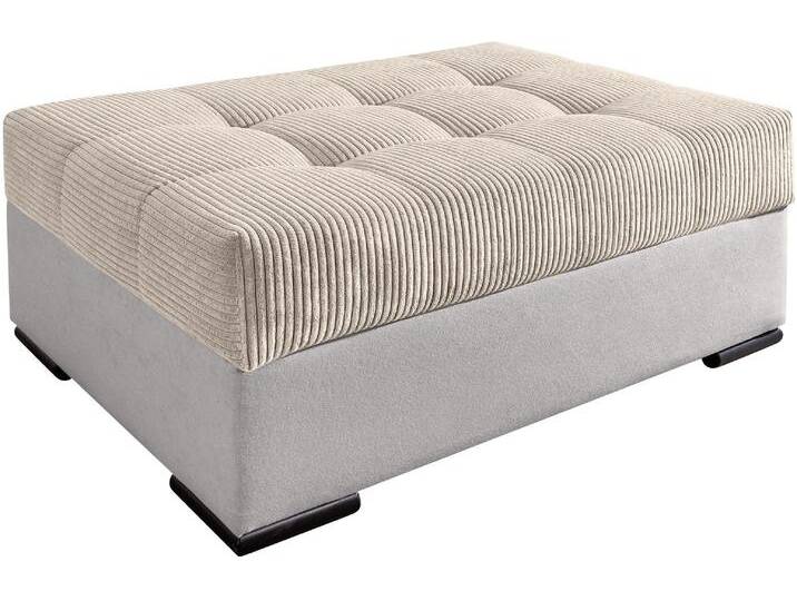 Hocker COLLECTION AB Josy, B: 98 cm , silbergrau, natur, B:98cm H:41cm T:68cm, 100%polyester, Hocker, individuell zu kombinieren, Federkern Hocker COLLECTION AB Josy, B: 98 cm , silbergrau, natur, B:98cm H:41cm T:68cm, 100%polyester, Hocker, individuell zu kombinieren, Federkern von COLLECTION-AB