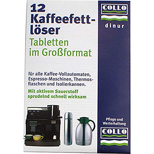 COLLO COLLO DINUR Kaffeefettlöser-Tabletten (à 2,9 g) 12 Tabs von COLLO