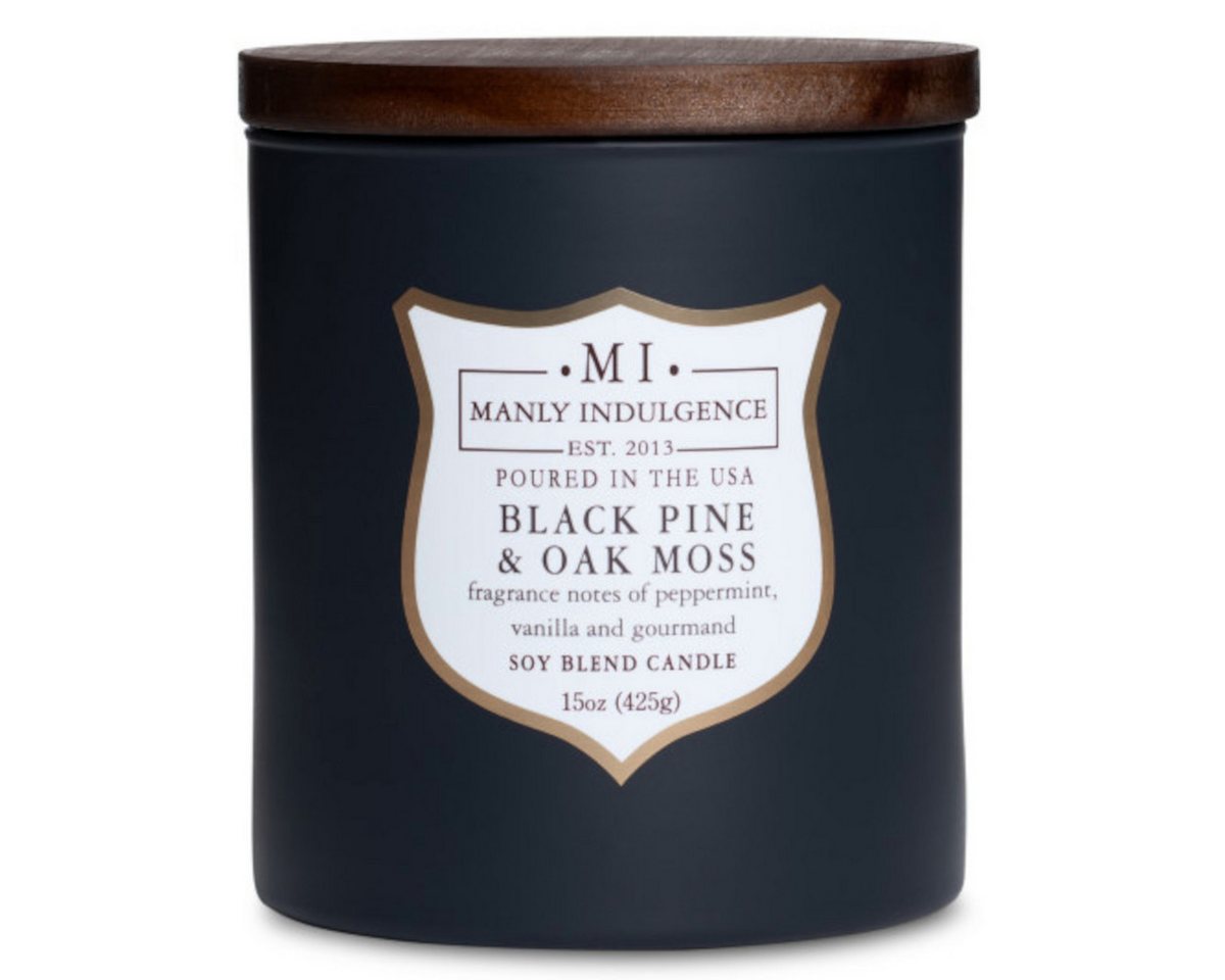 COLONIAL CANDLE Duftkerze Duftkerze Black Pine & Moss - 425g (Einzelartikel) von COLONIAL CANDLE