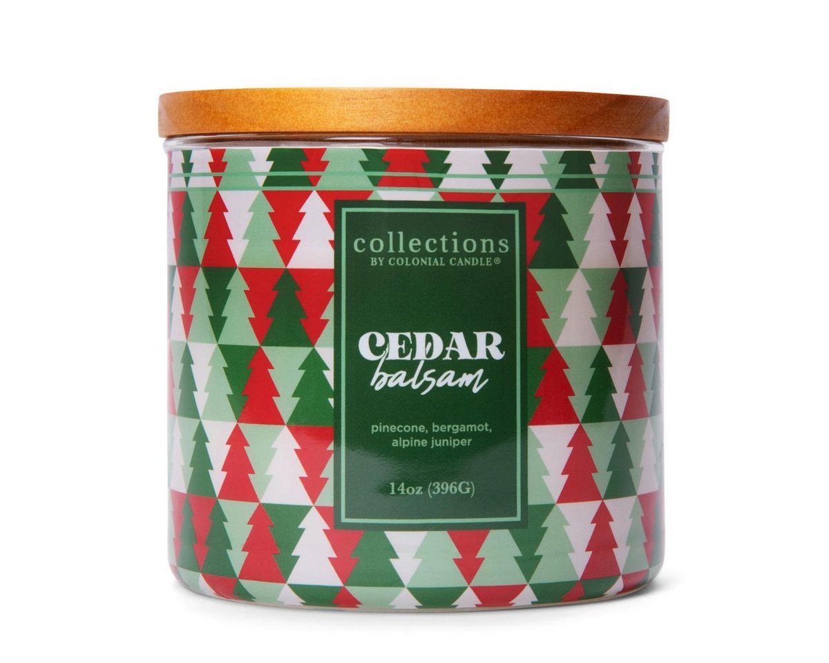 COLONIAL CANDLE Duftkerze Duftkerze Cedar Balsam - 411g (1.tlg) von COLONIAL CANDLE