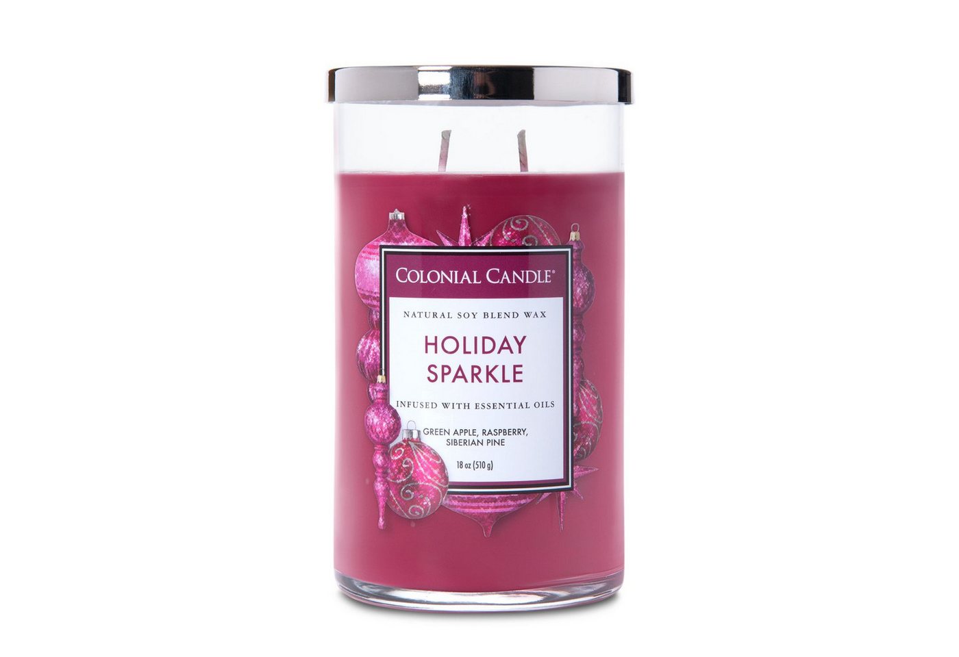 COLONIAL CANDLE Duftkerze Duftkerze Holiday Sparkle - 538g (1.tlg) von COLONIAL CANDLE