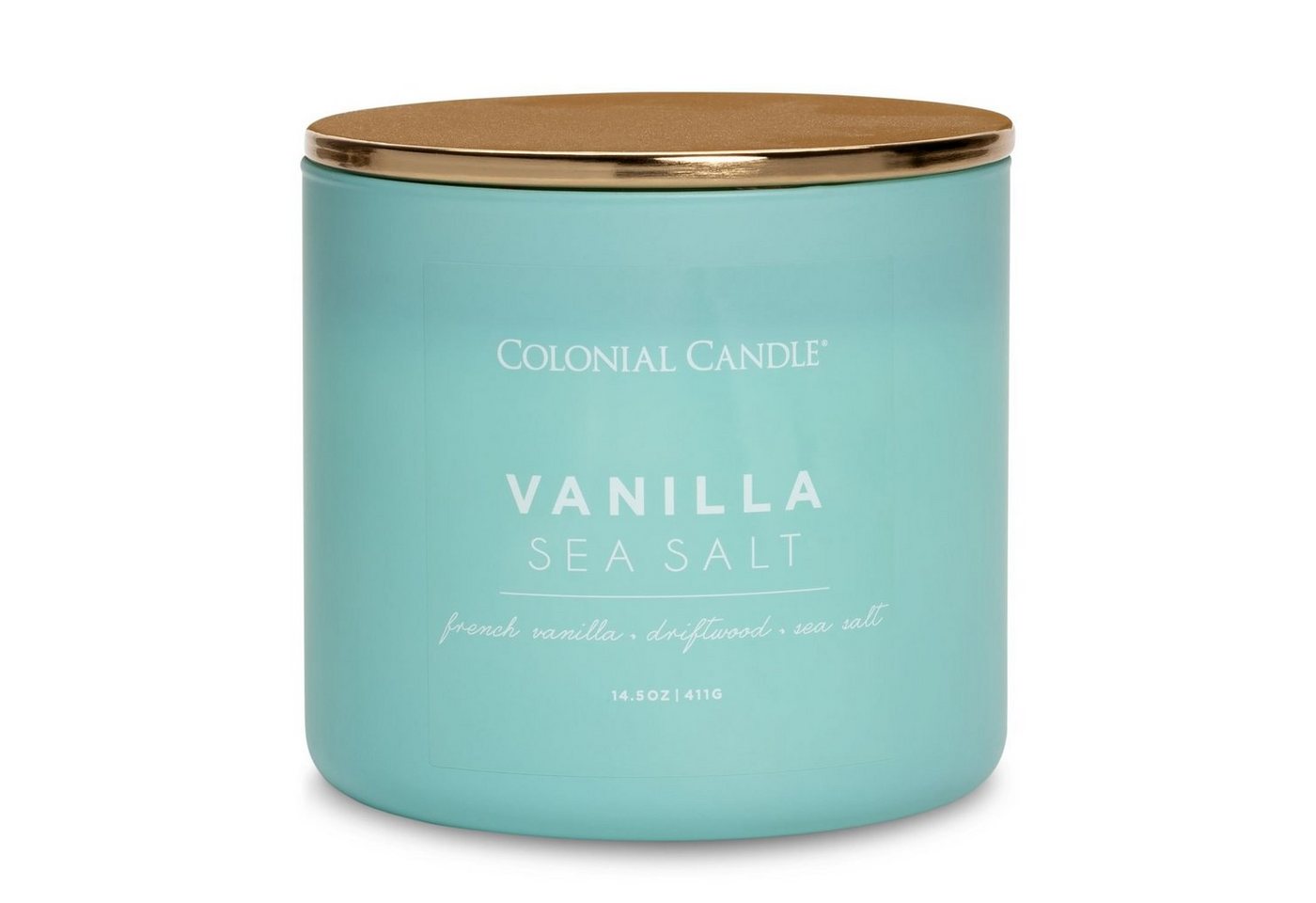 COLONIAL CANDLE Duftkerze Duftkerze Vanilla Sea Salt - 411g (1.tlg) von COLONIAL CANDLE