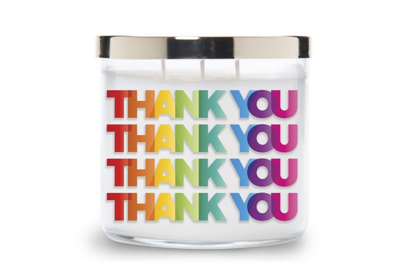 COLONIAL CANDLE Duftkerze Thank You - 411g (1-tlg), Brenndauer Bis zu 60 Stunden, Duftkerze Zitrus von COLONIAL CANDLE