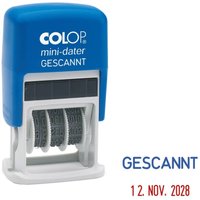 COLOP Datumstempel mit Text S160/L "GESCANNT" COLOP Datumstempel mit Text S160/L "GESCANNT" von COLOP