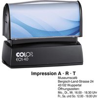 COLOP Textstempel, individualisierbar Eos 40 ohne Logo von COLOP