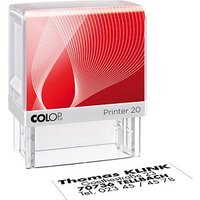 COLOP Textstempel, individualisierbar Printer 20 selbstfärbend schwarz ohne Logo, 1 St. von COLOP