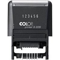 COLOP Ziffernstempel Printer S 226N selbstfärbend schwarz ohne Logo, 1 St. von COLOP
