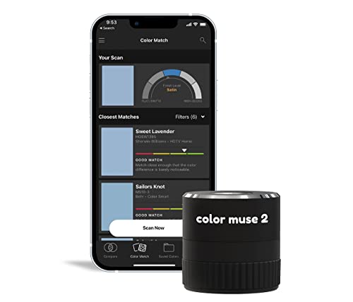 COLOR MUSE Farbanpassungswerkzeug, digitale Farbwerte, Sensor, Lesegerät für Farbabstimmung und Scanner für Maler und Designer, 2 Stück COLOR MUSE Farbanpassungswerkzeug, digitale Farbwerte, Sensor, Lesegerät für Farbabstimmung und Scanner für Maler und Designer, 2 Stück von COLOR MUSE