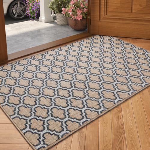 COLOR&GEOMETRY Premium Fußmatte Innen 81x122cm Hochwertige Fußmatten für Eingangsbereich, rutschfeste & waschbare Fußmatte mit strapazierfähiger Oberfläche, ideal für Haustür und Flur, Khaki COLOR&GEOMETRY Premium Fußmatte Innen 81x122cm Hochwertige Fußmatten für Eingangsbereich, rutschfeste & waschbare Fußmatte mit strapazierfähiger Oberfläche, ideal für Haustür und Flur, Khaki von COLOR&GEOMETRY