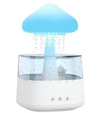 COLORLIFE Zen Raining Cloud Nachtlicht Schreibtisch Brunnen Nachttisch Schlafen Entspannende Stimmung Wassertropfen Sound COLORLIFE Zen Raining Cloud Nachtlicht Schreibtisch Brunnen Nachttisch Schlafen Entspannende Stimmung Wassertropfen Sound von COLORLIFE