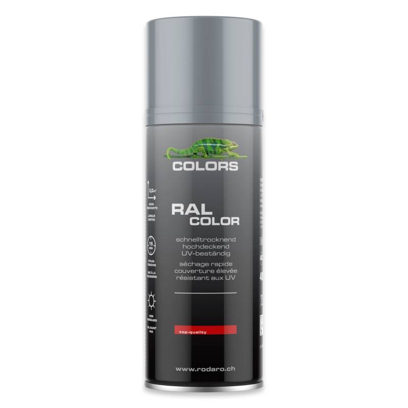 COLORS Sprühlack 400ml RAL7001 Silbergrau Glanz von COLORS