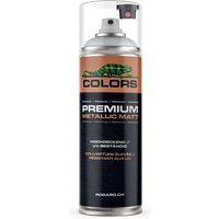 Sprühlack - 400ml Spraydose Metallic Silber Matt - Colors von COLORS