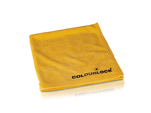 COLOURLOCK Microfasertuch, Reinigungs- und Poliertuch für die Auto- und Lederpflege, 40x40cm von COLOURLOCK