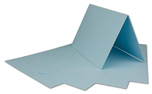 75 DIN A6 Faltkarten Hellblau - Karten zum Selbstgestalten 14,8 x 21 cm - Klappkarten mit 160 g/m² - Colours-4-you von Glüxx Agent 75 DIN A6 Faltkarten Hellblau - Karten zum Selbstgestalten 14,8 x 21 cm - Klappkarten mit 160 g/m² - Colours-4-you von Glüxx Agent von COLOURS 4-YOU by Glüxx-Agent