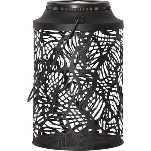 COLOURS MANUFAKTUR YOUR COLOUR YOUR LIFE LED Solarlampe Solarleuchte für Garten Terasse oder Balkon (Außen IP44) (LED Solarleuchte Leafy schwarz) von COLOURS MANUFAKTUR YOUR COLOUR YOUR LIFE