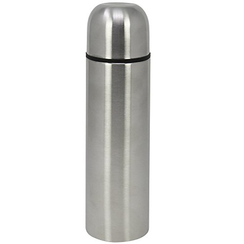 COM-FOUR® Isolierflasche aus rostfreiem Edelstahl - Thermoflasche doppelwandig - Thermo-Isolierkanne für unterwegs - 500 ml (01 Stück - 0.5 Liter V2) von com-four