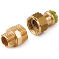 Kupfer Pressfitting Sudo-Press Durchgangsverschraubung Außengewinde 22 mm - 3/4' Kontur v dvgw von COMAP