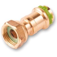 Kupfer Pressfitting Sudo-Press Übergangsverschraubung Innengewinde flachdichend 18 mm - 3/4" Kontur V DVGW Kupfer Pressfitting Sudo-Press Übergangsverschraubung Innengewinde flachdichend 18 mm - 3/4" Kontur V DVGW von AALBERTS