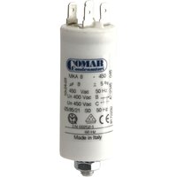 Comar - Motorkondensator dfs (Doppelflachstecker), 8µF, 450V, Flachsteckanschluss von COMAR