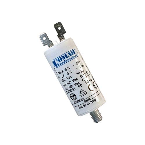 Kondensator 3,5 µF mit Kabelschuhen. von COMAR