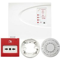 Comelit - Kit mit konventioneller 4-Zonen-Brandmeldezentrale 43KIT104 von COMELIT