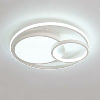 3 Weiße LED-Deckenlampen, Ultraflacher Runder LED-Deckenstrahler, Neue Künstlerische Lampen für Wohnzimmer, Büro, Schlafzimmer, Weißes Licht, 50W, von COMELY