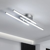 COMELY® LED -Deckenlicht 18W, 3 leichte Deckenlichter, moderne Deckenlampe, LED Silber Wohnzimmer, 6500.000 weiße kalte Deckenleuchte, von COMELY