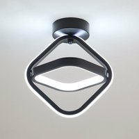 Comely - 21W LED-Deckenlampe, Einfache geometrische Metallleuchte für Wohnzimmer, Schlafzimmer, Flur, Weißes Licht 6000K von COMELY