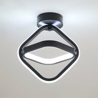 21W LED-Deckenlampe, Einfache geometrische Metallleuchte für Wohnzimmer, Schlafzimmer, Flur, Weißes Licht 6000K - Comely von COMELY
