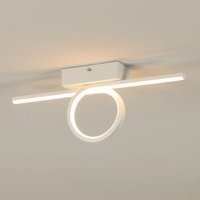 COMELY Moderne LED-Deckenlampe 16W - 3000K 1800 Lumen, Design Einfache Linie 40cm für Schlafzimmer, Küche, Balkon von COMELY