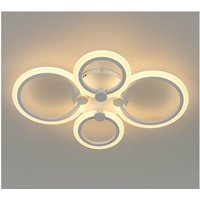 Comely - Moderne LED-Deckenleuchte - Kreative 4-Kopf-Deckenleuchte 34W, Warmes Licht 3000K, Acryl-Metall-Deckenleuchte für Wohnzimmer, Schlafzimmer, Comely - Moderne LED-Deckenleuchte - Kreative 4-Kopf-Deckenleuchte 34W, Warmes Licht 3000K, Acryl-Metall-Deckenleuchte für Wohnzimmer, Schlafzimmer, von COMELY