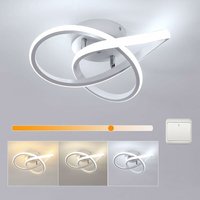 COMELY Plafonnier LED Moderne, Kreatives LED-Deckenleuchte aus Aluminium 30W, Pendelleuchte für Küche, Wohnzimmer, Schlafzimmer, Esszimmer - Weiß von COMELY