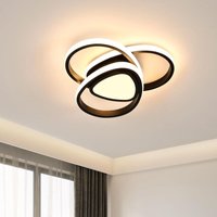 COMELY Plafonnier LED, Deckenleuchte 36W 4050lm, Beleuchtung für Schlafzimmer Wohnzimmer Küche Badezimmer Flur, Durchmesser 30cm - Schwarz COMELY Plafonnier LED, Deckenleuchte 36W 4050lm, Beleuchtung für Schlafzimmer Wohnzimmer Küche Badezimmer Flur, Durchmesser 30cm - Schwarz von COMELY
