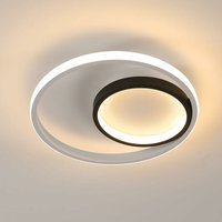 COMELY Runde LED -Deckenleuchte moderne Aluminium -Leuchte ideal für Schlafzimmerzimmerstudienzimmer （30W heißes weißes Licht 3000k） von COMELY