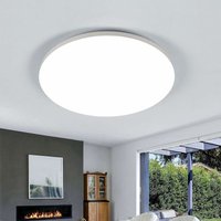 Runde weiße LED-Deckenlampe mit 30cm Durchmesser - 24W (Weißes Licht 6500K). - Insekten- und Staubschutz - Comely von COMELY