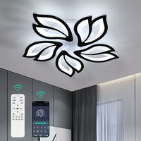 Comely - Dimmbare LED-Deckenleuchte, 45W 4200LM Schlafzimmerlampe mit Fernbedienung, Kreatives Blütendesign, Moderne LED-Deckenbeleuchtung für Comely - Dimmbare LED-Deckenleuchte, 45W 4200LM Schlafzimmerlampe mit Fernbedienung, Kreatives Blütendesign, Moderne LED-Deckenbeleuchtung für von COMELY